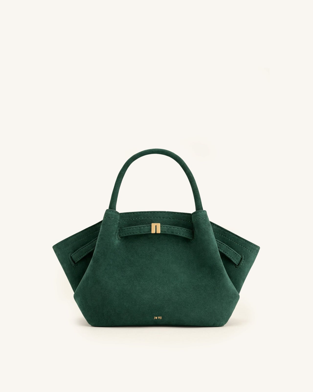 Mini sac cabas en similicuir Hana - Vert forêt