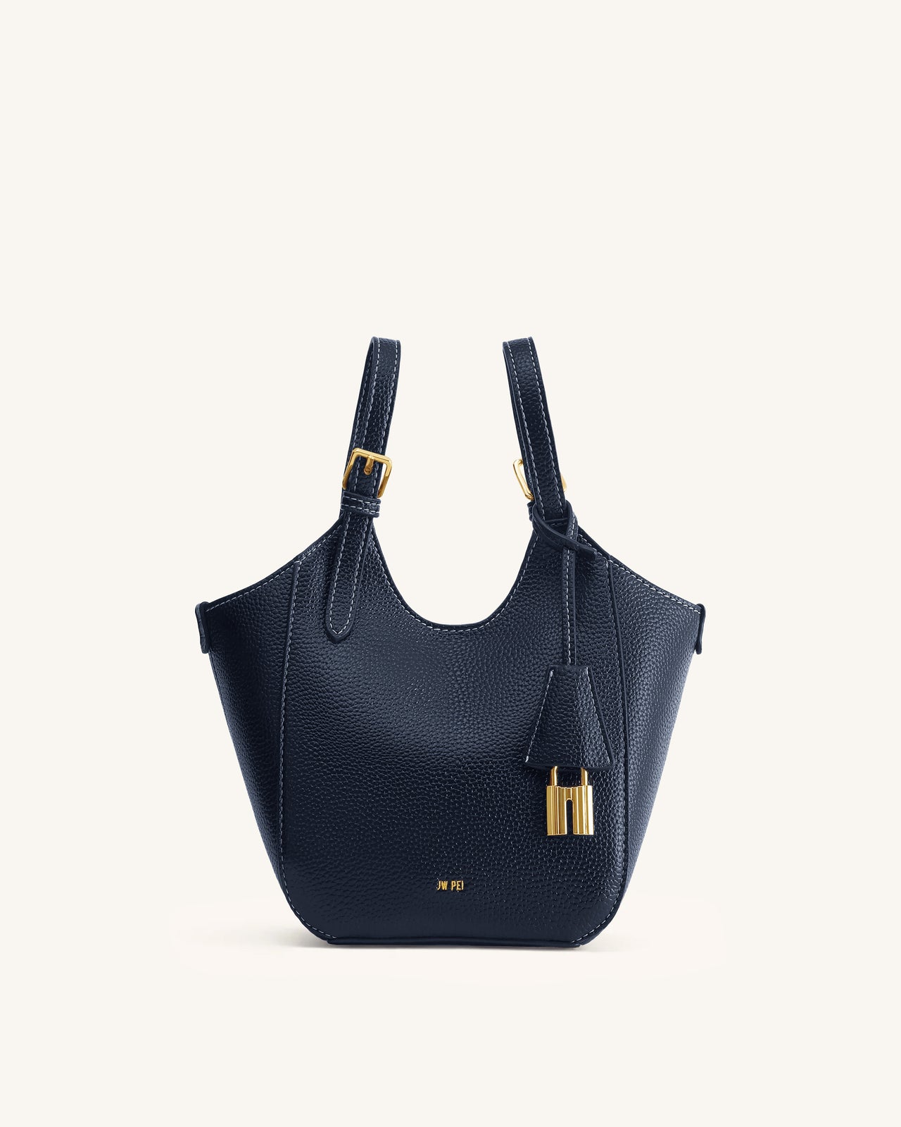 Ines Sac cabas avec cadenas - Marine