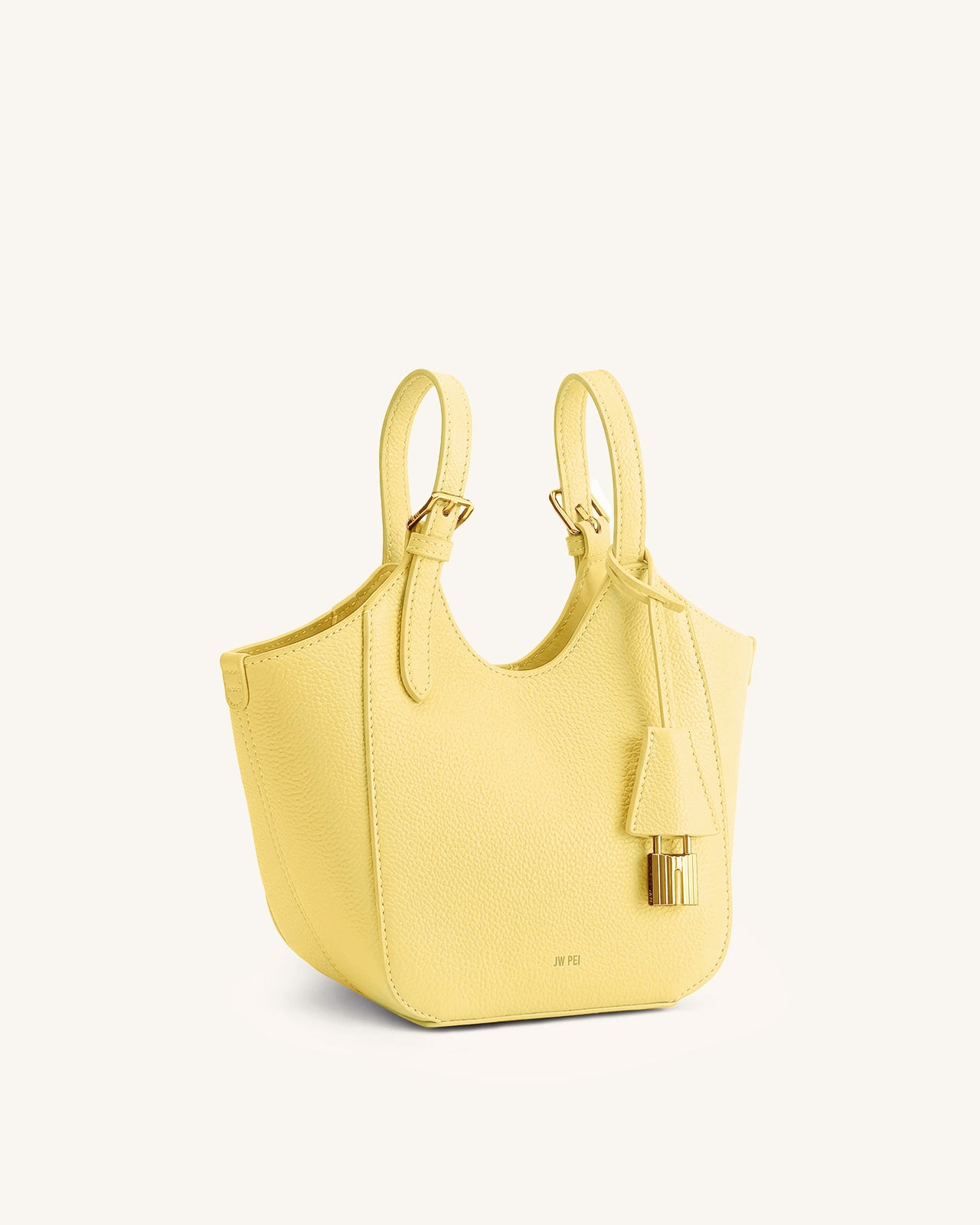 Ines Sac cabas avec cadenas - Jaune