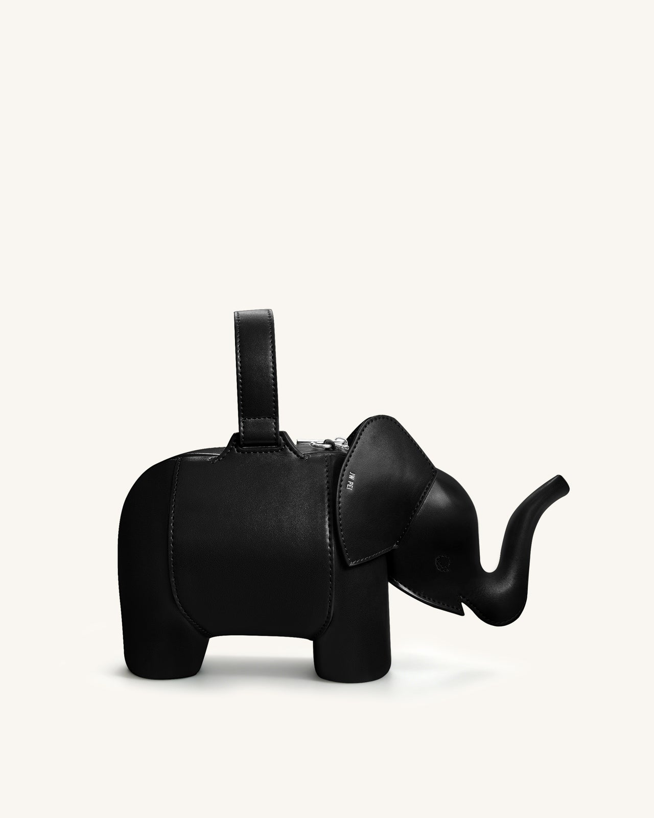 Claire Sac à main en forme d'éléphant - Noir