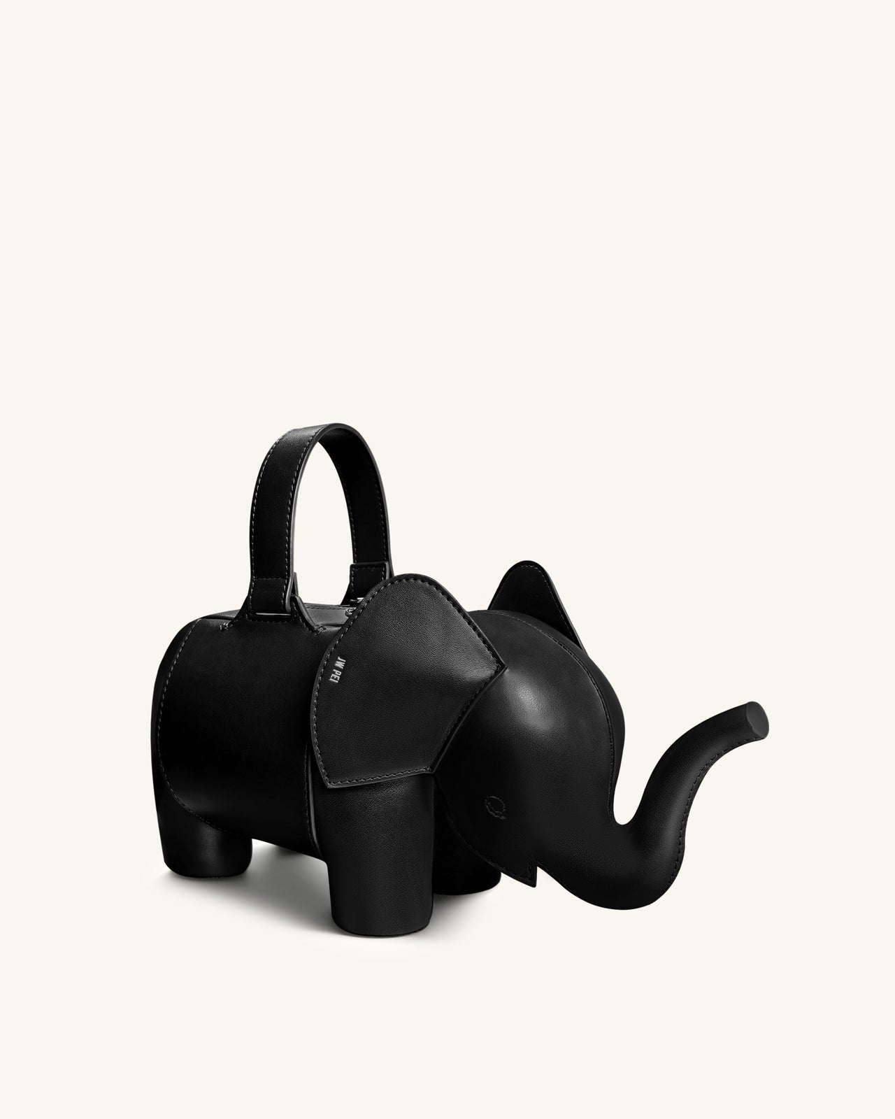 Claire Sac à main en forme d'éléphant - Noir
