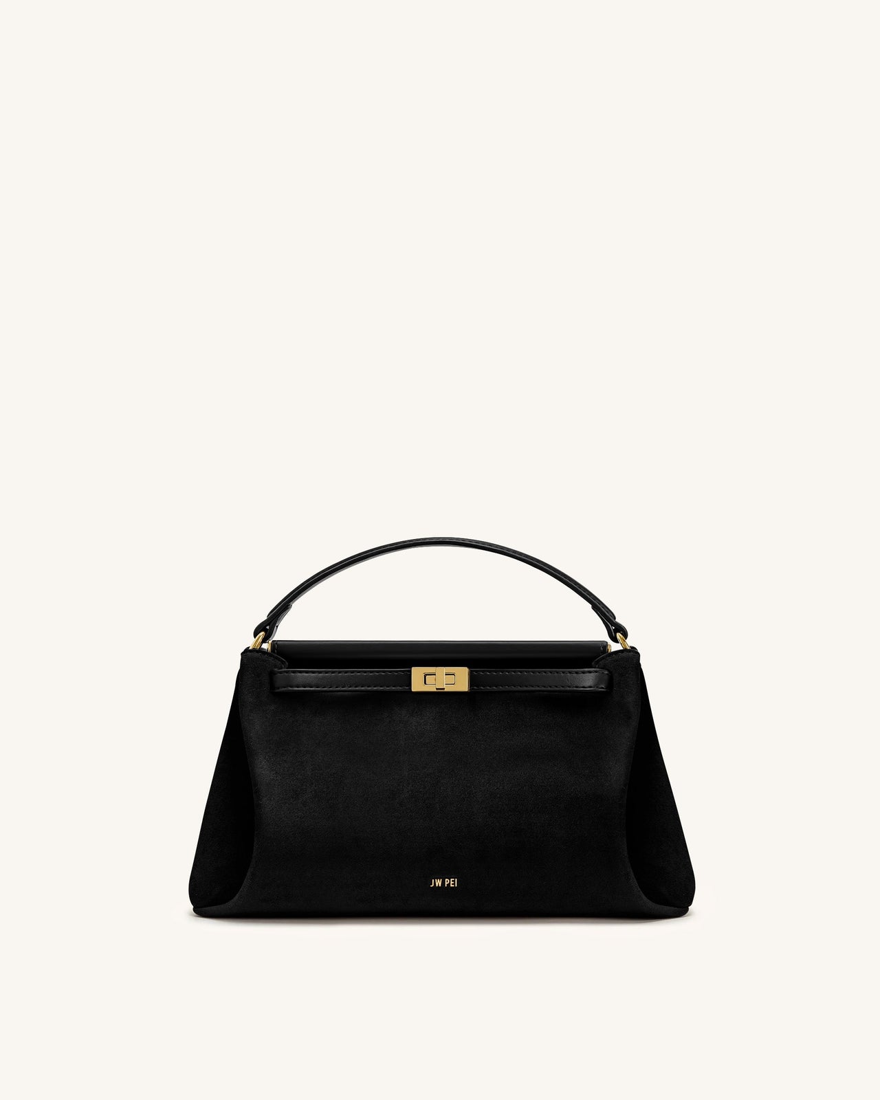 Carmen Sac à main en suédine - Noir