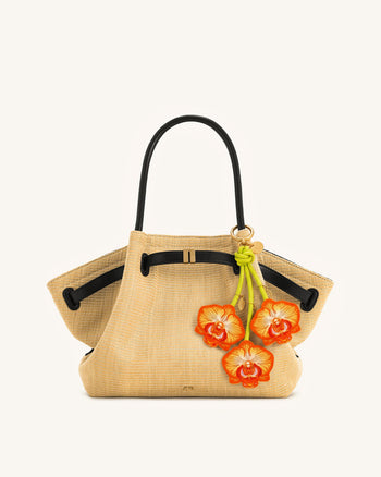 Breloque de sac Orchid - Orange vif