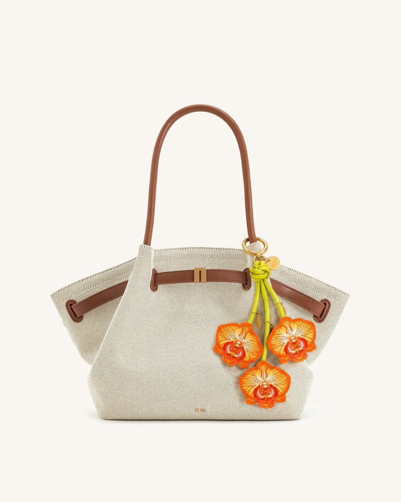 Breloque de sac Orchid - Orange vif