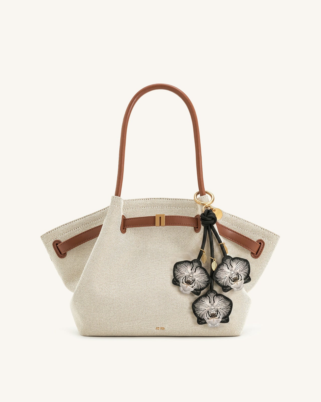 Breloque de sac Orchid - Noir