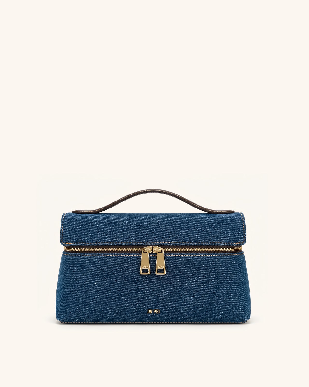 Thea Sac à main à poignée supérieure - Denim bleu
