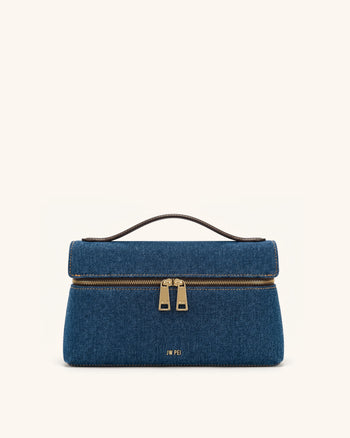 Thea Sac à main à poignée supérieure - Denim bleu
