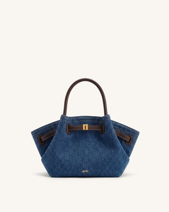 Hana Mini sac cabas - Denim bleu