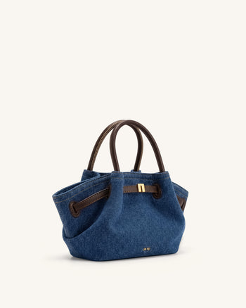 Hana Mini sac cabas - Denim bleu