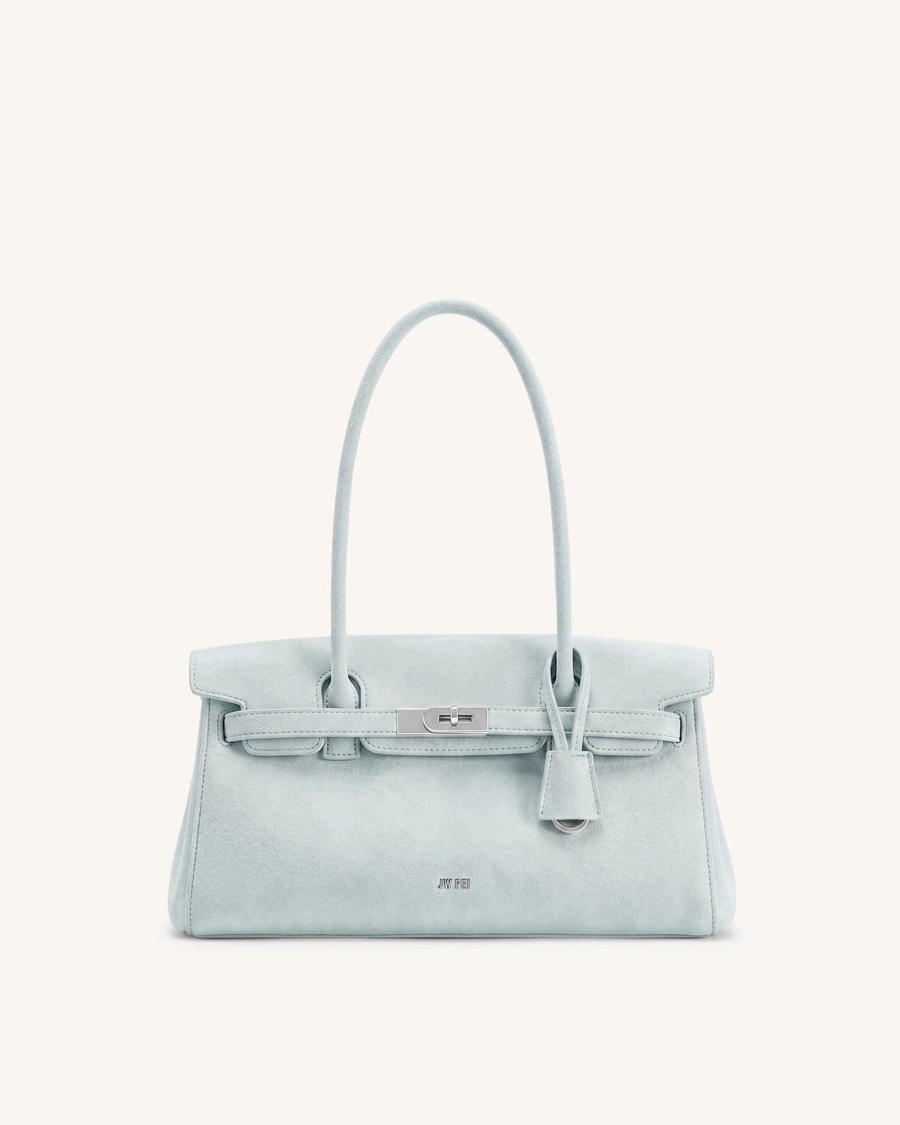 Yara Sac à bandoulière en suédine - Bleu clair