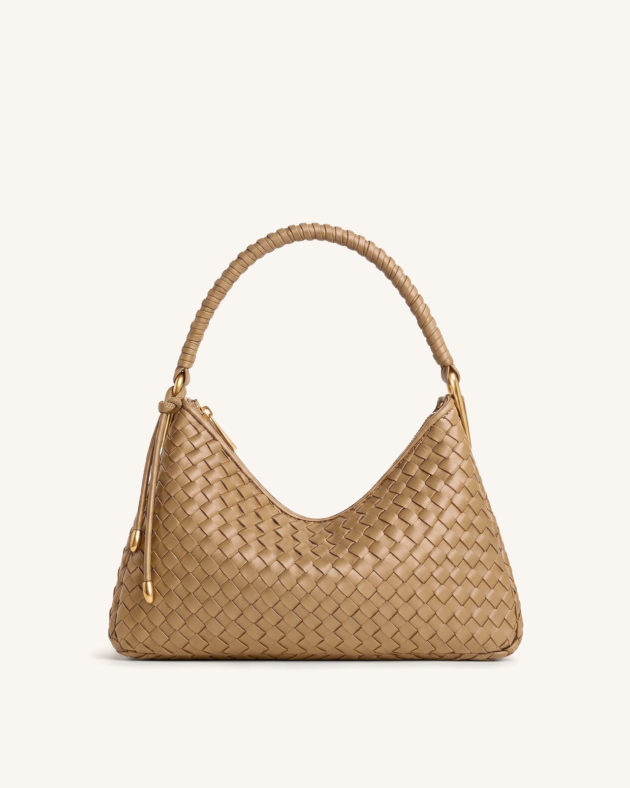 Lorena Sac à bandoulière tissé - Camel