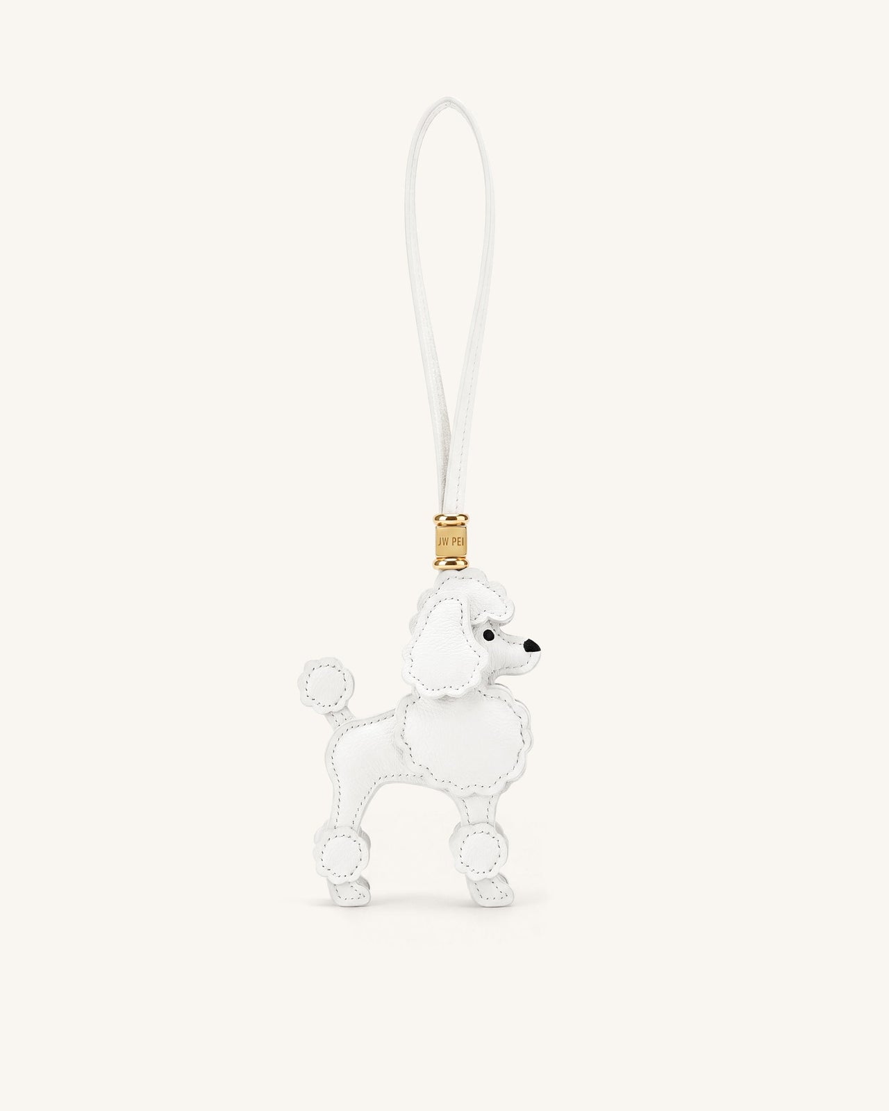 Bijou de sac Caniche - Blanc