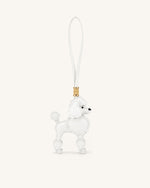 Bijou de sac Caniche - Blanc