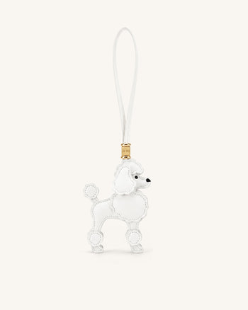 Bijou de sac Caniche - Blanc