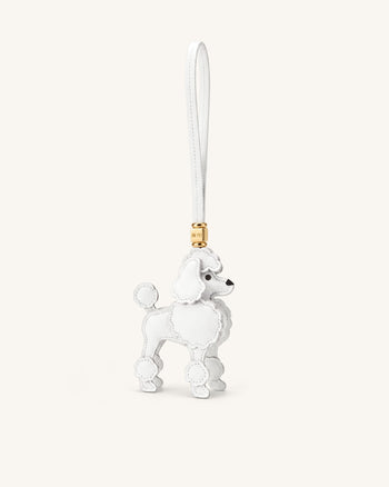 Bijou de sac Caniche - Blanc