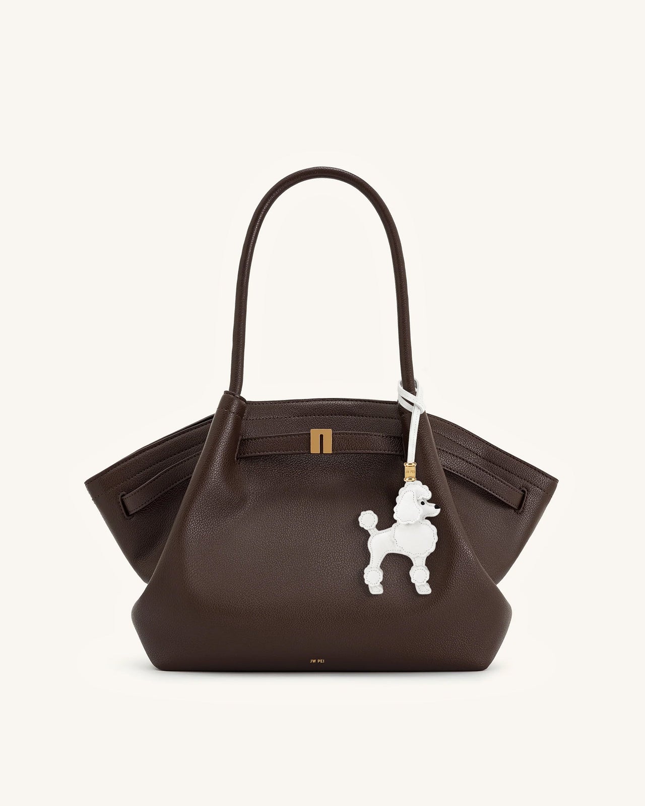Bijou de sac Caniche - Blanc