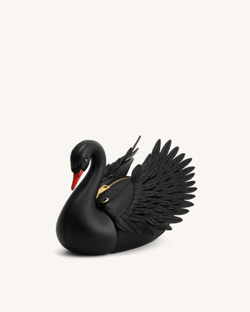 Alani Sac bandoulière en forme de cygne - Noir