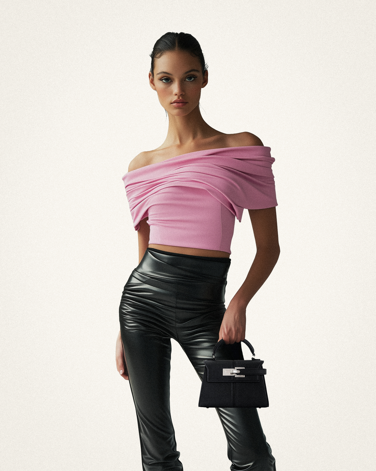 Sac à bandoulière Elise - Noir