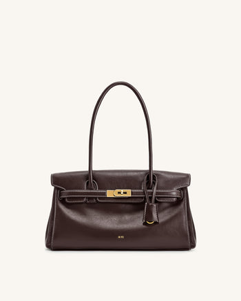 Yara Sac Épaule – Marron Foncé