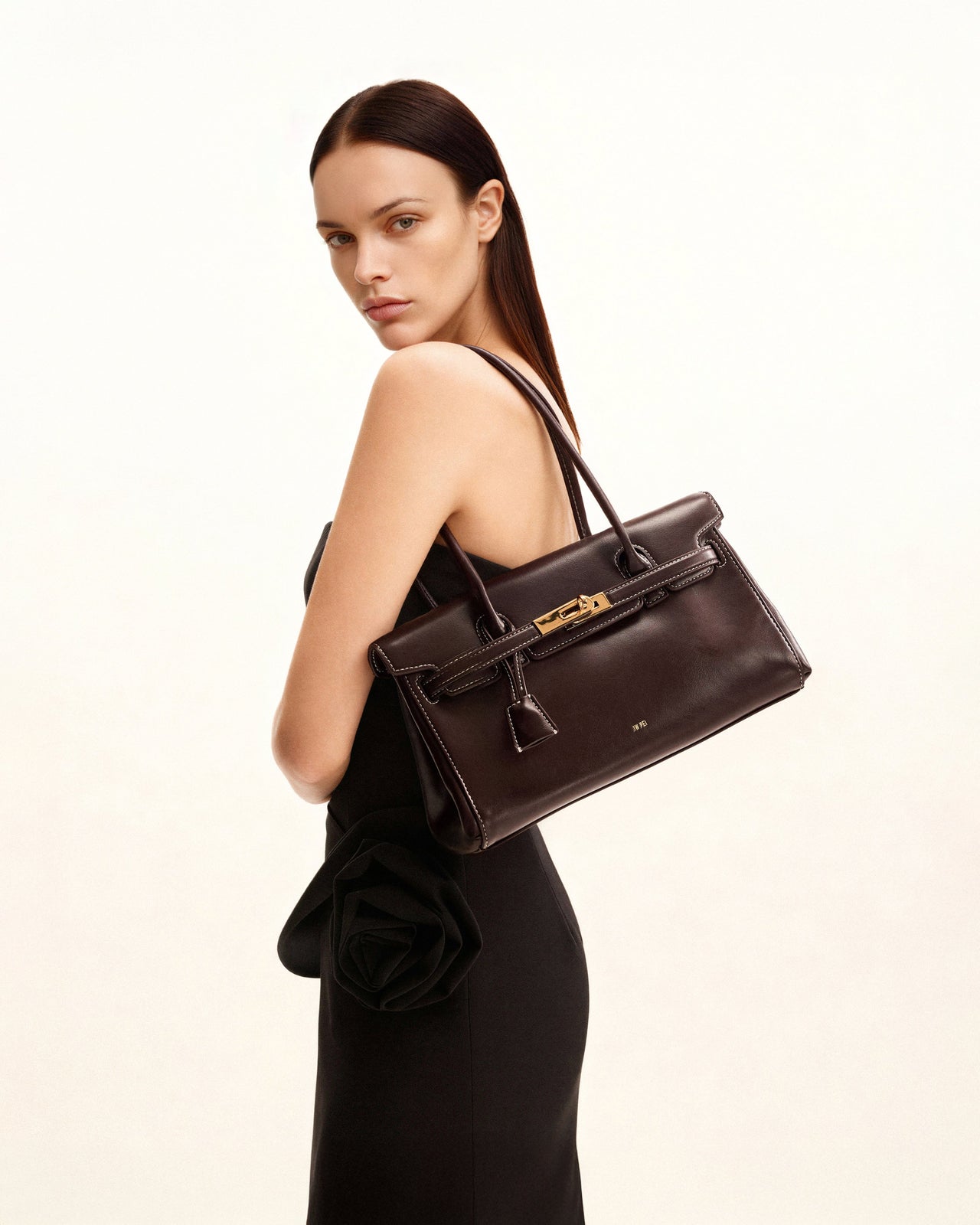 Yara Sac Épaule – Marron Foncé