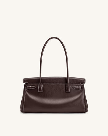 Yara Sac Épaule – Marron Foncé