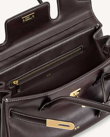 Yara Sac Épaule – Marron Foncé