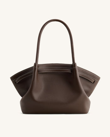 Hana Grand sac fourre-tout - Marron foncé