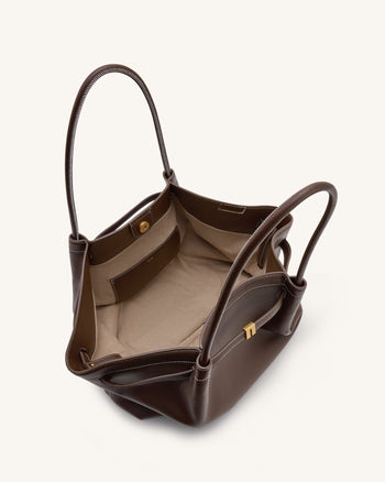 Hana Grand sac fourre-tout - Marron foncé