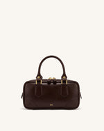 Odette Sac Boston à poignée supérieure - Marron foncé