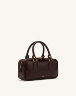 Odette Sac Boston à poignée supérieure - Marron foncé