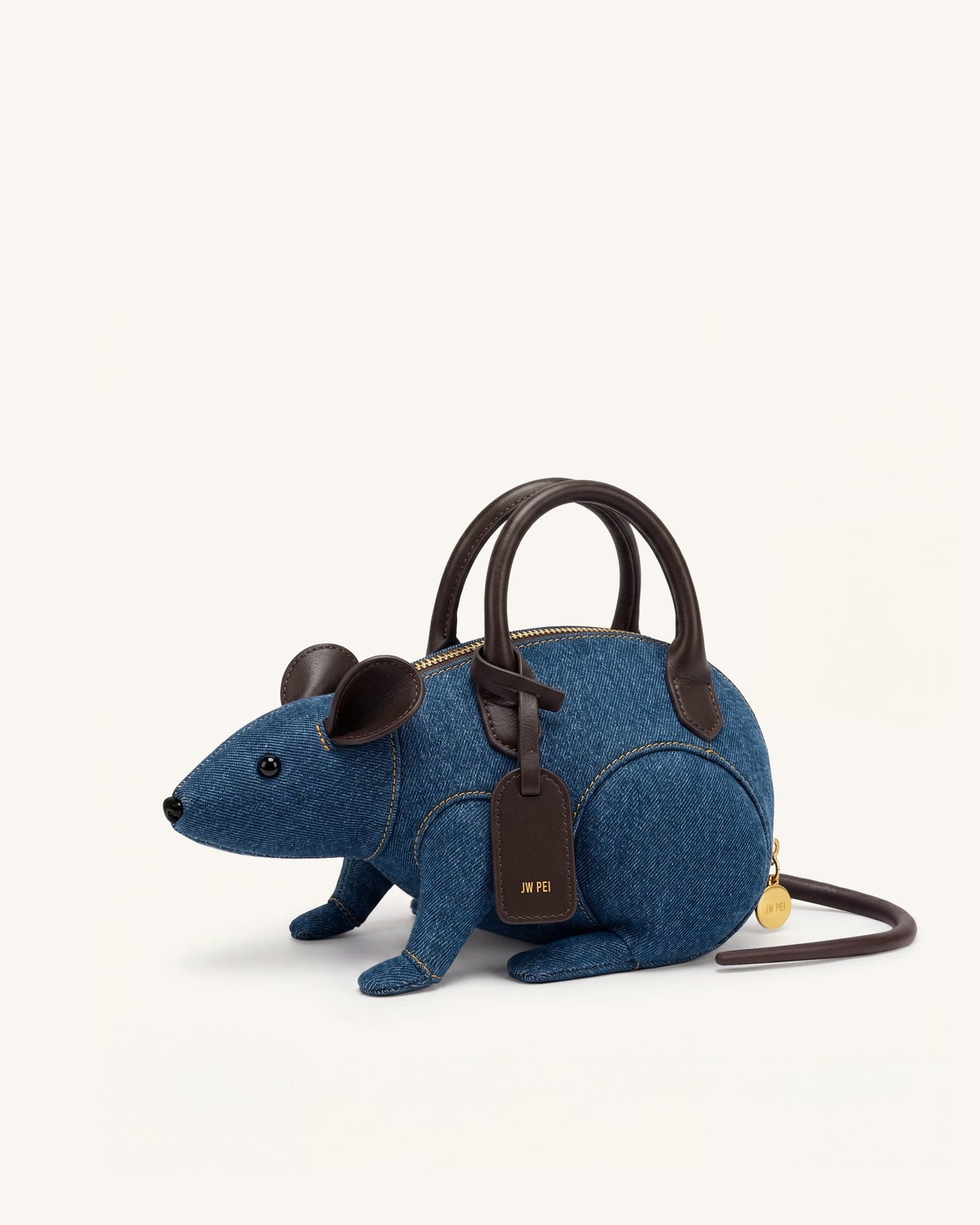 Mia Sac à poignée supérieure Mouse - Jean bleu