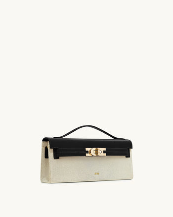 Sac à poignée rigide Bria – Toile noire