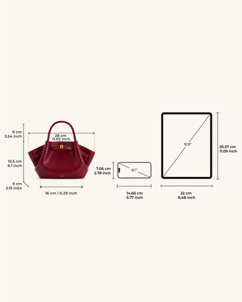 Sac Mini Tote Hana - Carmin