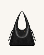 Celandra Sac hobo à cordon de serrage - Noir