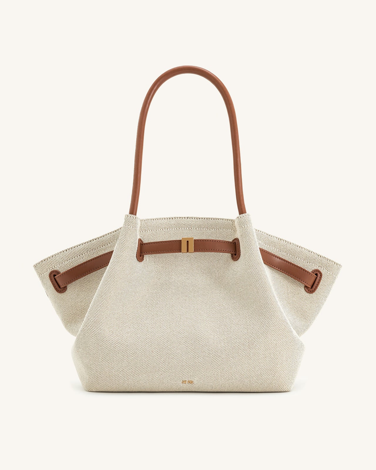 Hana Grand Sac Cabas - Toile Marron
