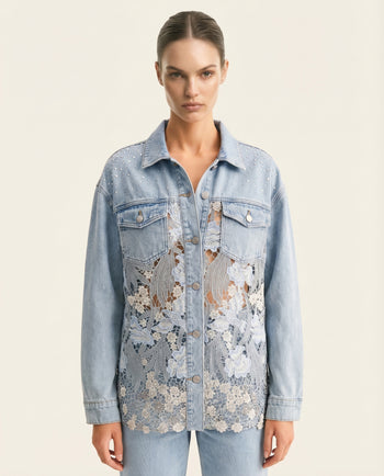 Chemise en jean The Double Agent - Bleu clair
