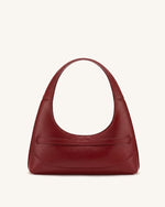 Noelle Sac porté épaule ceinturé - Bordeaux foncé