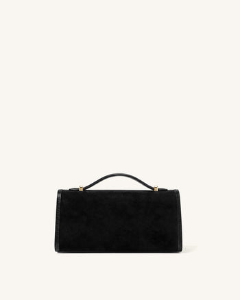 Delphine Sac à main en suédine - Noir