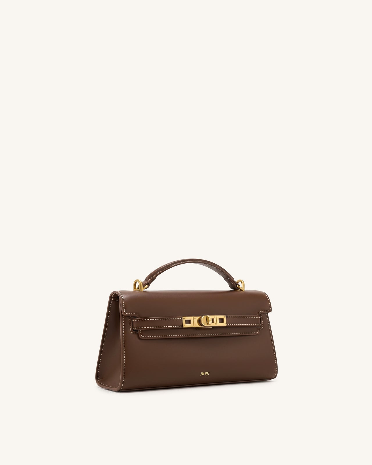 Sac à main supérieur Noor - Brun ambre
