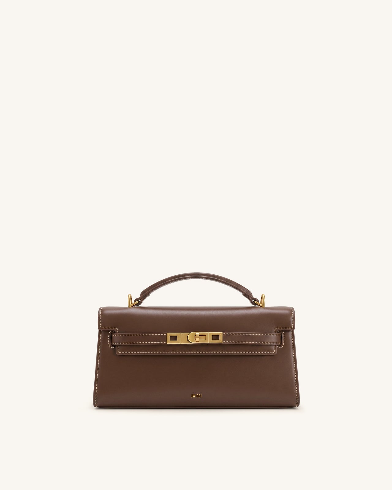 Sac à main supérieur Noor - Brun ambre