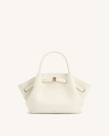 Mini sac cabas Hana - Blanc cassé