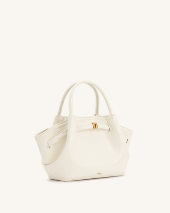Mini sac cabas Hana - Blanc cassé