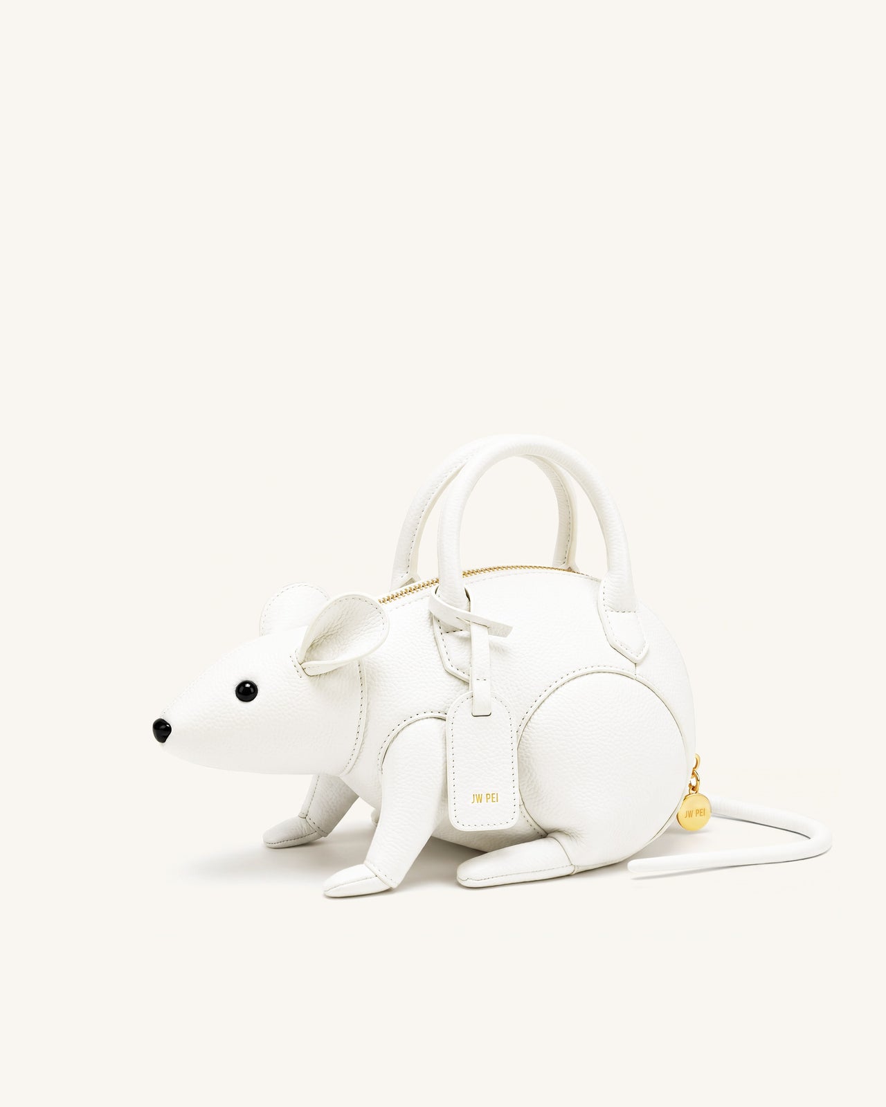 Mia Sac à main souris à anse - Blanc