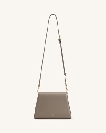 Piper Sac bandoulière grainé - Taupe