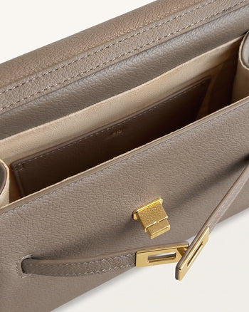 Piper Sac bandoulière grainé - Taupe