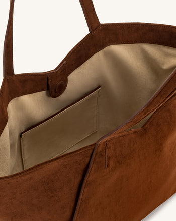 Sac fourre-tout à grande capacité Kiana - Marron foncé