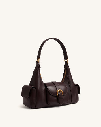 Estelle Sac porté épaule à poches - Marron foncé