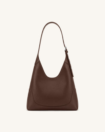 Willow Sac porté épaule souple Hobo - Marron foncé