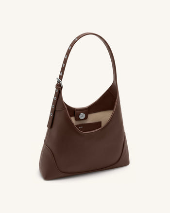 Willow Sac porté épaule souple Hobo - Marron foncé