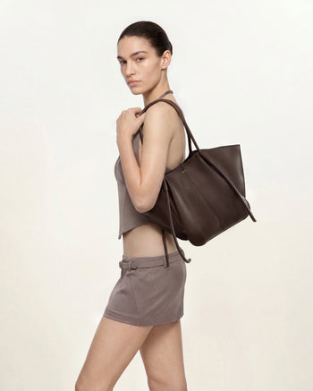 Sac fourre-tout large Nala - Marron profond